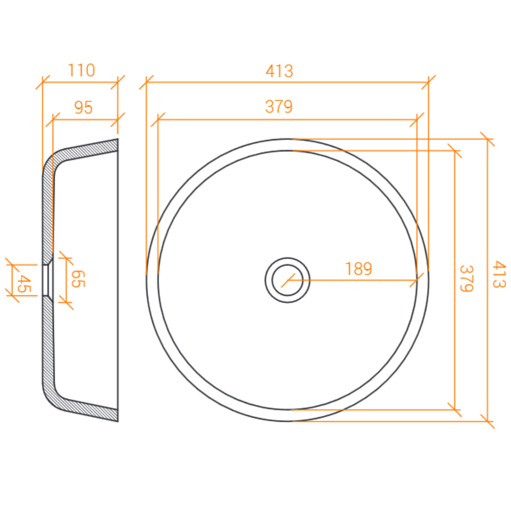 Lavabo ACRY + 
 BB R 379 
  poser