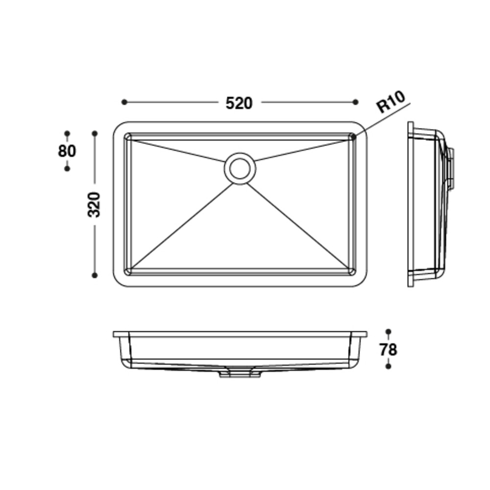 Vasque HI-MACS 
 CB523 
  coller