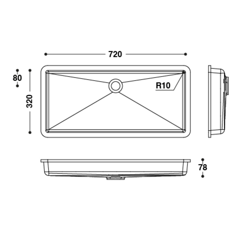 Vasque HI-MACS 
 CB723 
  coller