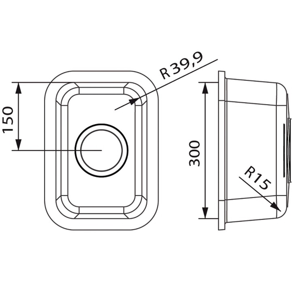 Cuve HI-MACS 
 CS203