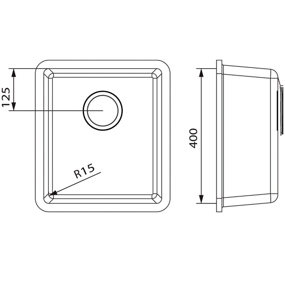 Cuve HI-MACS 
 CS354