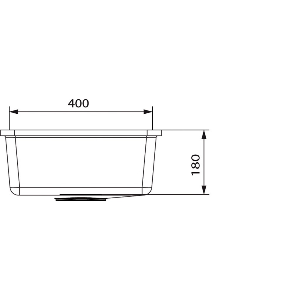 Cuve HI-MACS 
 CS404