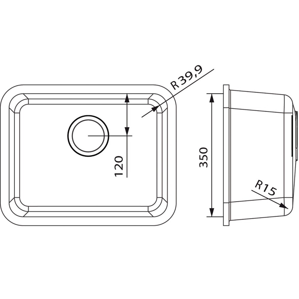 Cuve HI-MACS 
 CS453