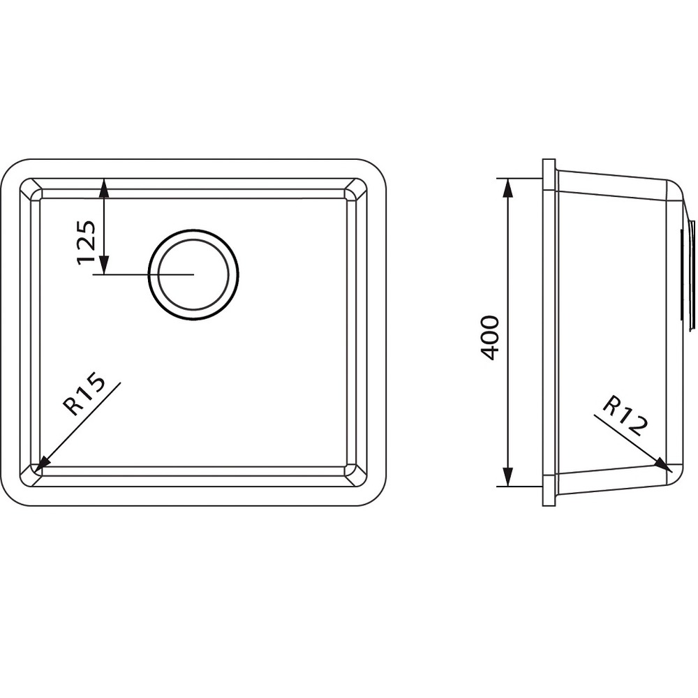 Cuve HI-MACS 
 CS454