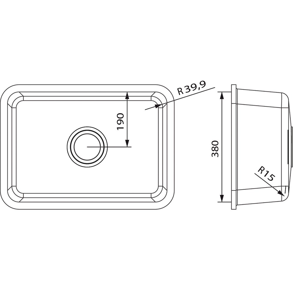 Cuve HI-MACS 
 CS553