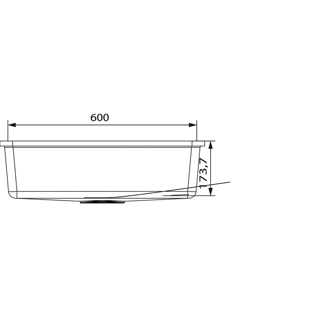 Cuve HI-MACS 
 CS604